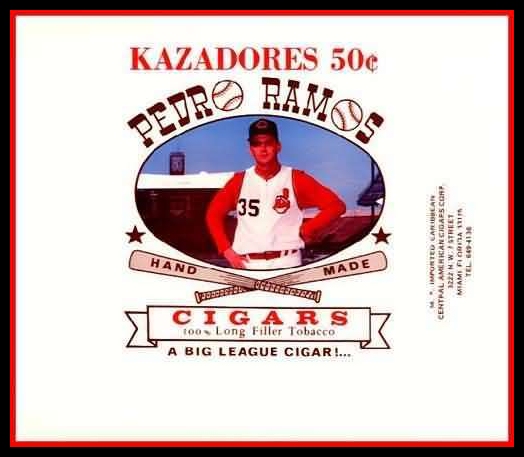 Pedro Ramos Cigar Box Label